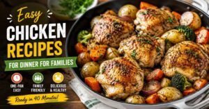 easy chicken recipes for dinner for families