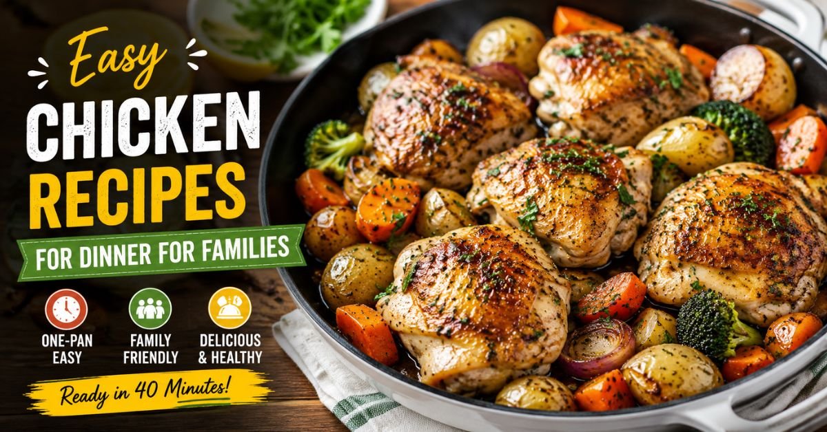 easy chicken recipes for dinner for families